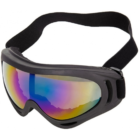 AMA Tactical Airsoft Safety Lens Goggles - BLUE/PURPLE