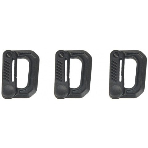 AMA 3X Type-D Small Quick Hook Set - BLACK