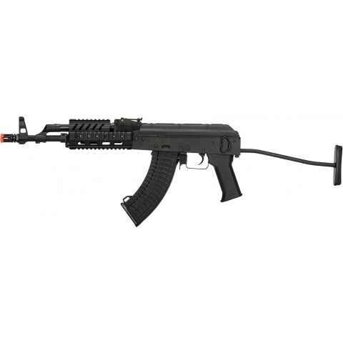 LCT Stamped Steel TX-65 Tactical AK Series AEG Airsoft Rifle - BLACK