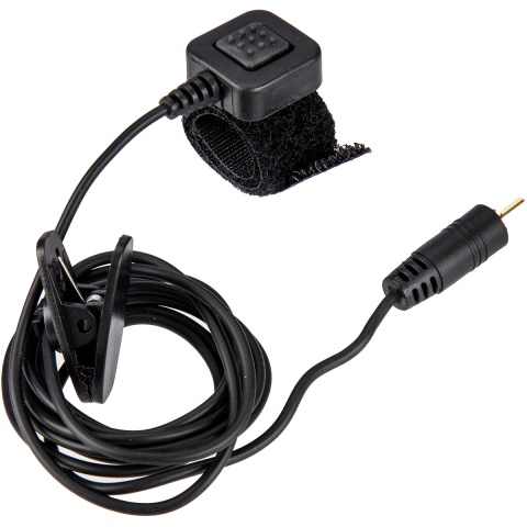 Earmor Tactical Polymer Mounted Finger PTT - BLACK