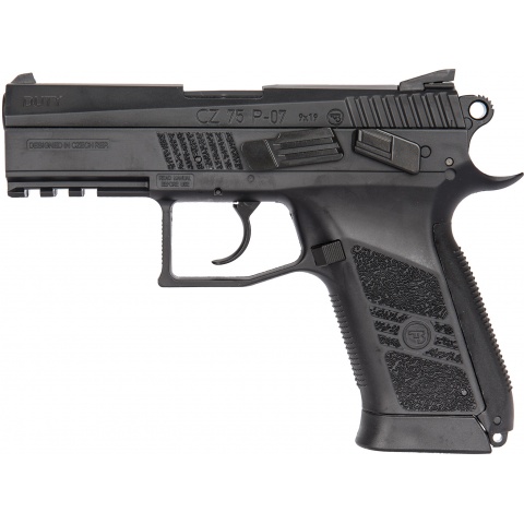 ASG CZ 75 P-07 DUTY CO2 Non-Blowback Airgun Pistol - BLACK