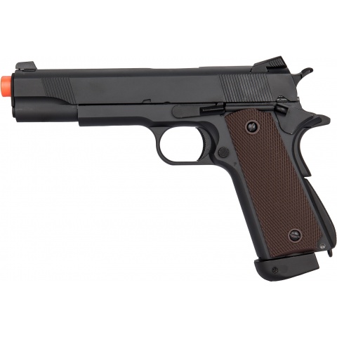 Double Bell M1911 Type 2 CO2 Gas Blowback Airsoft Pistol High Velocity (Black)