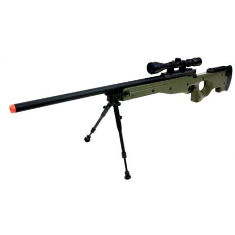 WellFire MK96 AWP Bolt Action Airsoft Sniper Rifle - OD GREEN