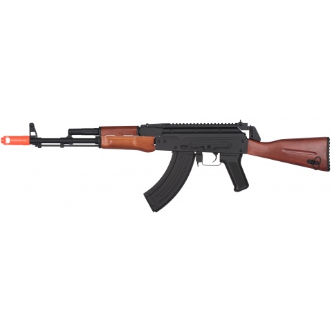 JG AK-47 Full Stock Metal Electric Blowback AEG Rifle - BLACK
