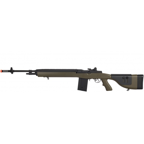 Lancer Tactical M14 AEG w/ Adjustable Cheek Rest - OD GREEN