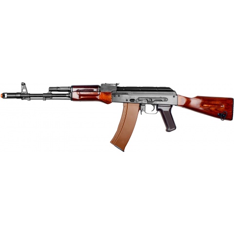 E&L AK74N Real Wood Airsoft AEG (Platinum) - BLACK