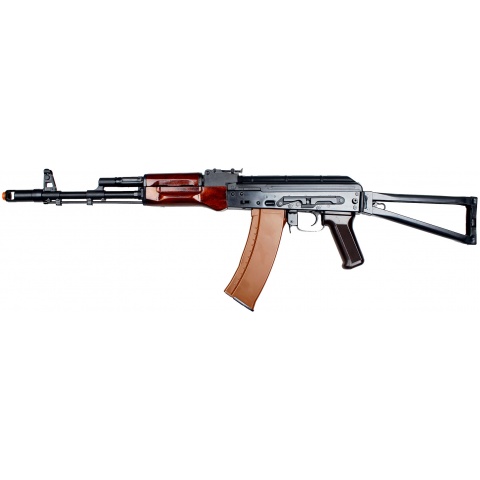 E&L AKS74N Airsoft AEG w/ Folding Stock (Platinum) - BLACK
