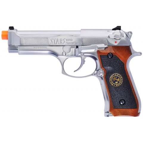 WE-Tech RPD Biohazard Samurai Edge M92 GBB Pistol (Color: Silver)