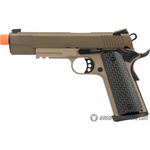 Army Armament Full Metal R28 1911 Gas Blowback Airsoft Pistol - TAN