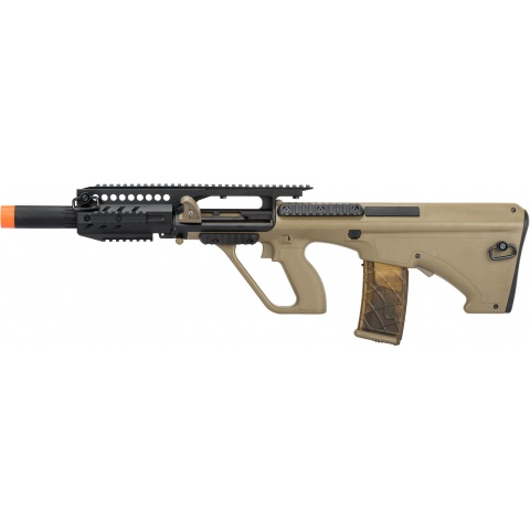 Army Armament AUG A3 Polymer Carbine Length Airsoft AEG Rifle - TAN
