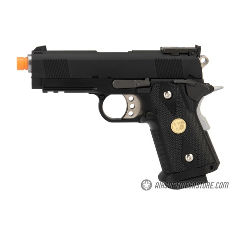 WE Tech 1911 3.8 Baby Hi-Capa Gas Blowback Airsoft Pistol [Version B] - BLACK