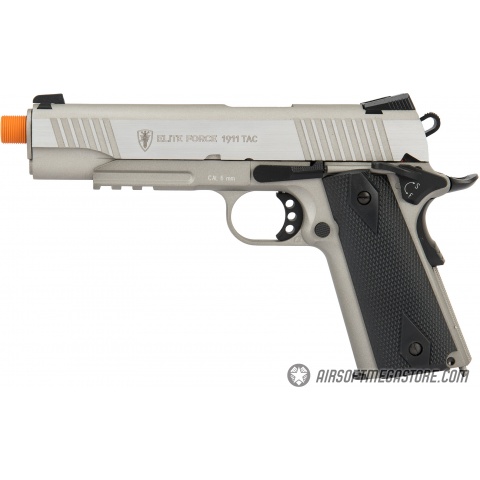 Elite Force 1911 Gen 3 Tactical CO2 Blowback Airsoft Pistol - STAINLESS