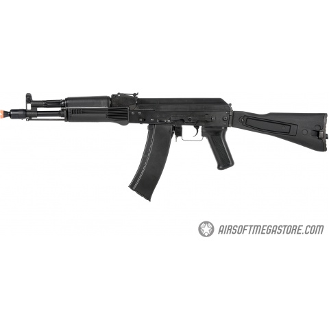 LCT AK104 Airsoft AK104 Steel AEG Airsoft Rifle w/ Folding Stock - BLACK