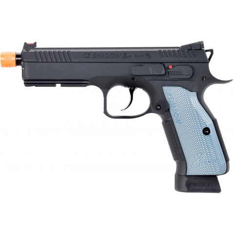 ASG CZ Shadow 2 CO2 Blowback Airsoft Pistol - BLACK / BLUE