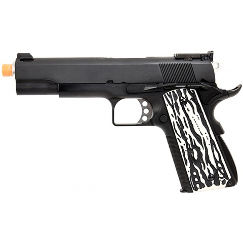 WE Tech Original 1911 Version C Full Metal GBB Airsoft Pistol w/ Imitation Ivory Grips (BLACK)