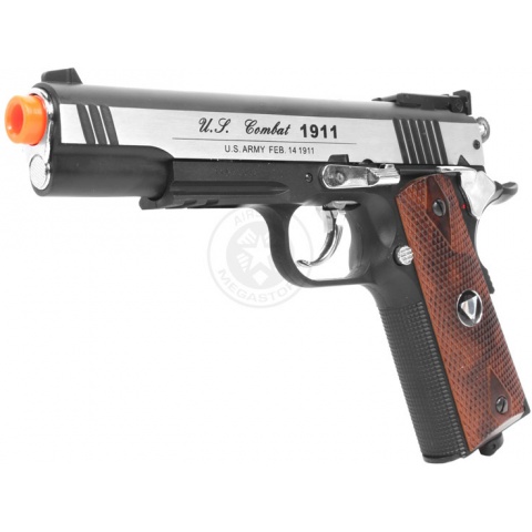 450 FPS TSD M1911 HardKick CO2 Blowback Airsoft Pistol w/ Metal Slide