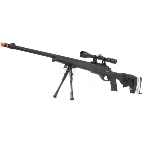 WellFire MB12D Full Metal Bolt Action Sniper Rifle w/  Scope and Bipod