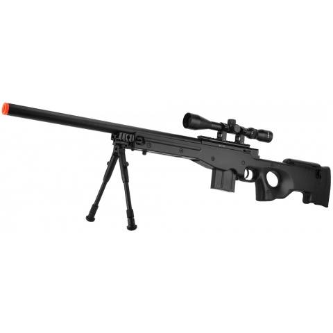 WellFire MK96 AWP Bolt Action Airsoft Sniper Rifle w/ Scope & Bipod