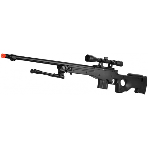 WellFire ShadowOps MK96 AWP Bolt Action Airsoft Sniper Rifle - BLACK