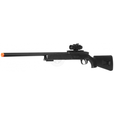 455 FPS DE Airsoft Metal M50P Master Sniper Rifle w/ Red Dot Scope