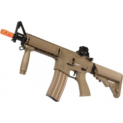 G&G Top Tech TR15 Full Metal CQB Raider GT EBB Airsoft AEG Rifle - TAN