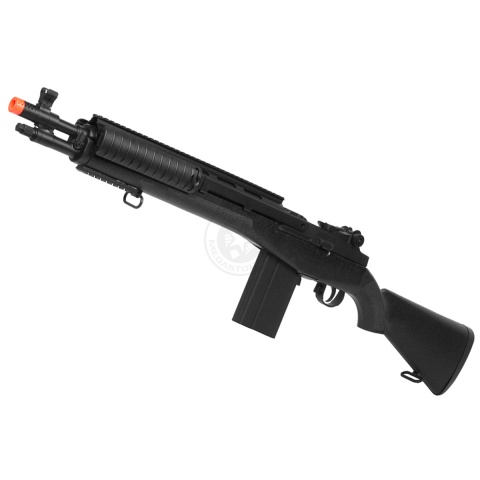 360 FPS TSD M14 RIS CQB High-Powered Spring Sniper Rifle - BLACK