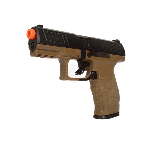 Umarex Licensed Walther PPQ Airsoft Spring Pistol w/ Locking Slide (Color: Tan)