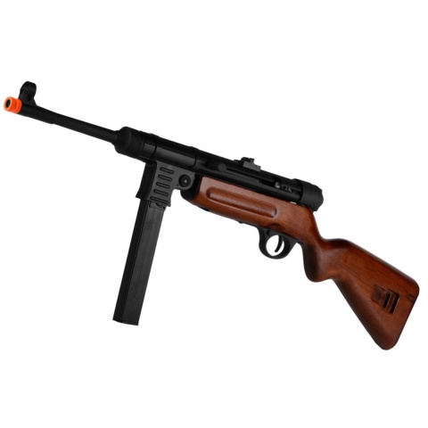 SRC Full Metal MP41 Electric Blowback Airsoft AEG Rifle - Real Wood