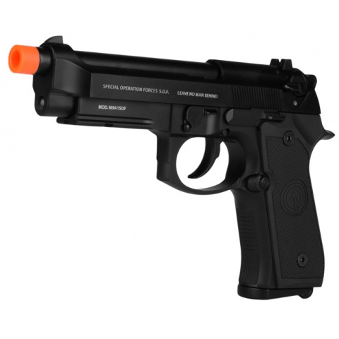 Socom Gear M9A1 SOF Airsoft GBB Pistol w/ Mock Suppressor - BLACK