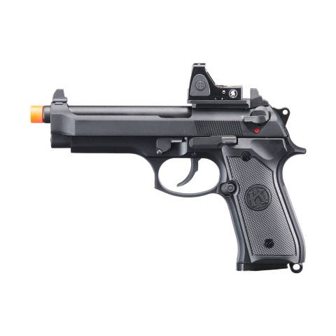 KLI KL92 Optic Ready 6mm Dual Power CO2 Gas Blowback Airsoft Pistol Red Dot Combo - (Black)