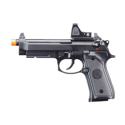 KLI KL-92 AI Optic Ready 6mm Dual Power CO2/Gas Blowback Airsoft Pistol Red Dot Combo - (Black)