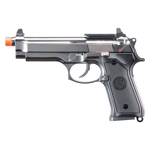KLI KL-92 Platinum 6mm Dual Power CO2/Gas Blowback Airsoft Pistol - (Platinum)