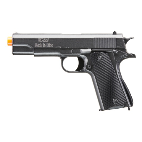 UK Arms 2011 Alloy Series Spring Airsoft Pistol (Color: Silver Gray)