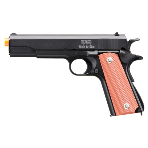 UK Arms 1911 Heavyweight Series Airsoft Spring Pistol (Color: Black)