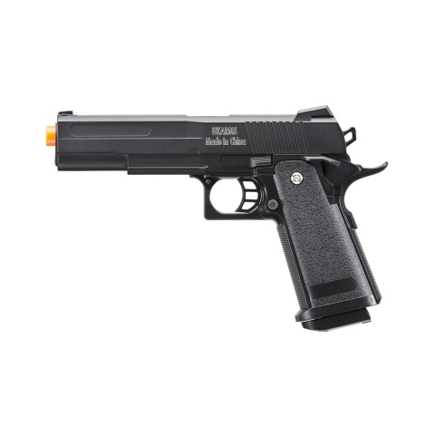 UK Arms 2011 Alloy Series Spring Airsoft Pistol (Color: Black)