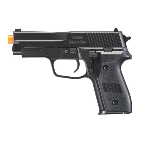 UK Arms P228 Plastic Spring Powered Airsoft Pistol (Color: Black)