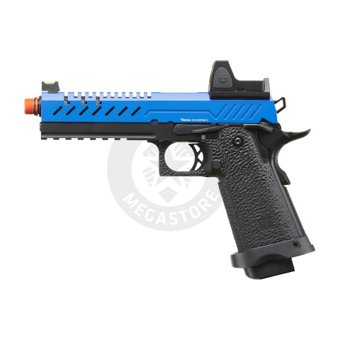 Vorsk Hi-Capa 5.1 GBB Pistol w/ Red Dot Sight - (Blue/Black)