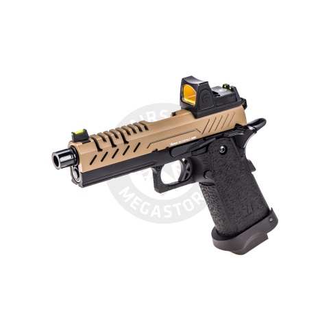 Vorsk Airsoft 4.3 Hi Capa + Micro Red Dot - Black/Tan