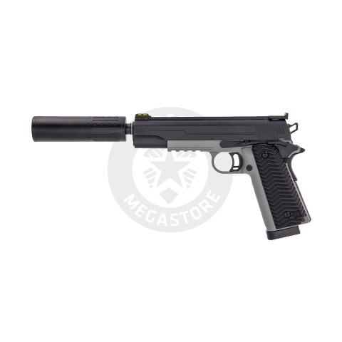 Vorsk Airsoft VX-14 GBB Pistol - Two Tone Black & Grey