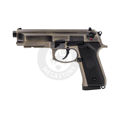 Vorsk Airsoft VM9 Osiris Gas Blowback Pistol - Brushed Aluminum