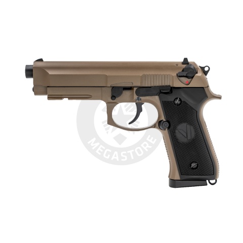 Vorsk Airsoft VM9 Osiris Gas Blowback Pistol - Dark Earth