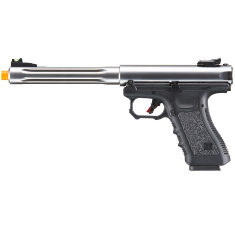 WE-Tech Galaxy Select Fire Premium L Gas Blowback Pistol (Color: Silver)