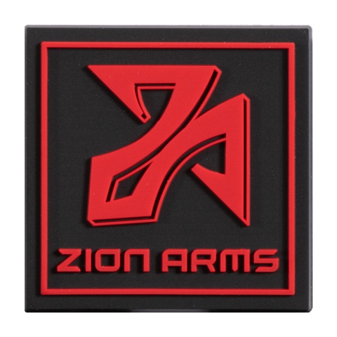 Zion Arms Logo PVC Patch (Color: Red / Black)