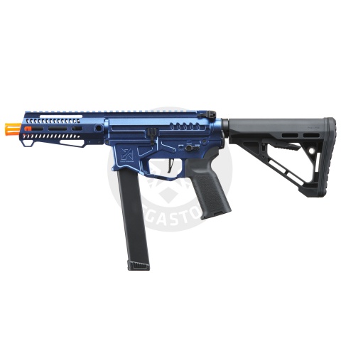 Zion Arms R&D Precision Licensed PW9 Mod 1 Airsoft Rifle with Delta Stock (Cerakote Color: Cobalt Blue)